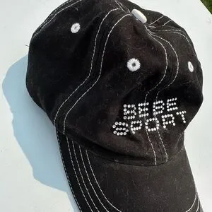 bebe | Accessories | Bebe Sport Black Rhinestone Baseball  display picture 1